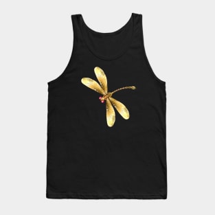 Golden dragonfly Tank Top